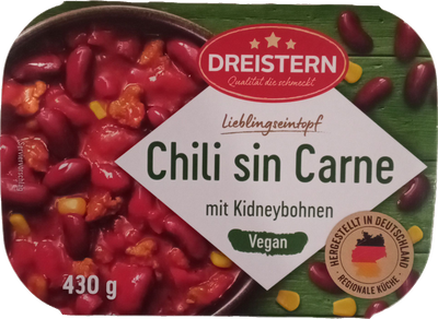 Dreistern Chili sin Carne 430g