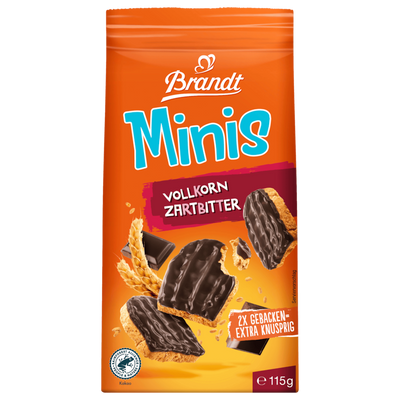 Brandt Minis Vollkorn Zartbitter 115g