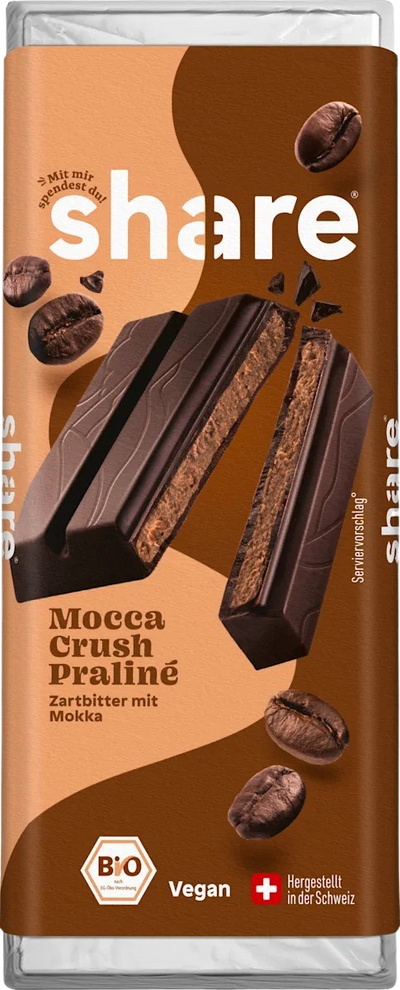 share Bio Tafelschokolade Mocca 80g