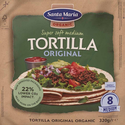 Bio Weizen-Tortillas 8er Pack 320g