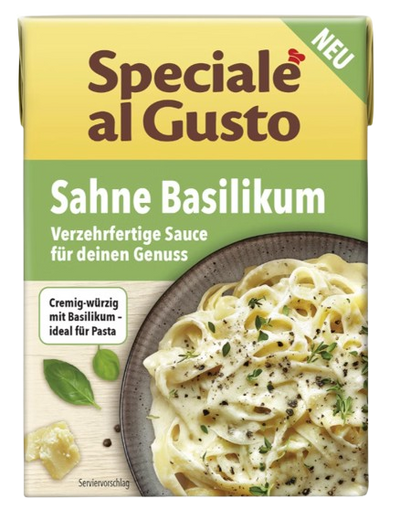 Speciale al Gusto Sahne Basilikum 400g