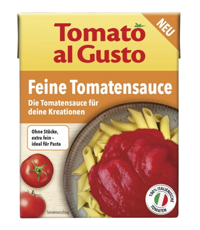 Tomato al Gusto Feine Tomatensauce 390g