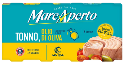 Thunfisch in Olivenöl, 8er Pack 60 g