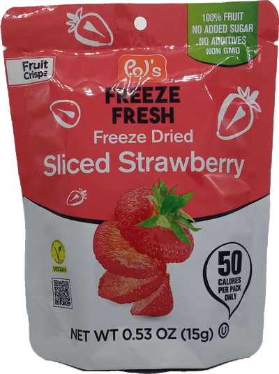 Gefriergetrocknete Erdbeeren Scheiben Fruchtchips