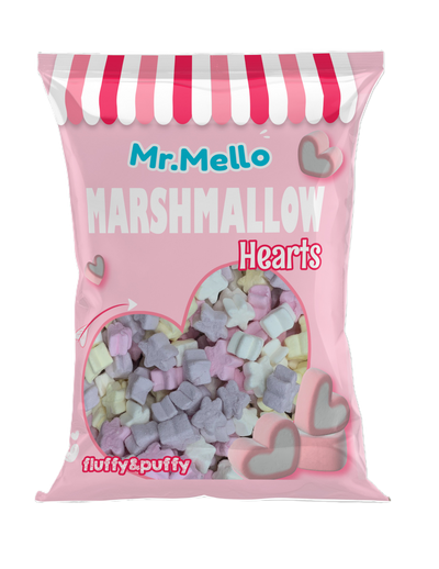 Mr. Mello Marshmallow Hearts 45g