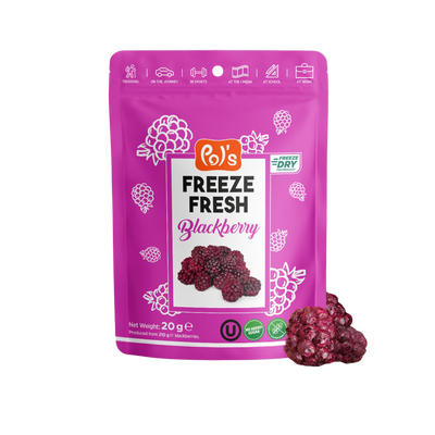 Gefriergetrocknete Brombeeren Fruchtchips 20g