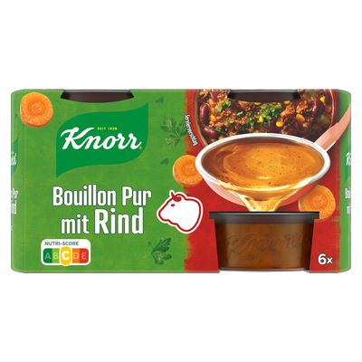 Knorr Bouillon Pur Rind 168g