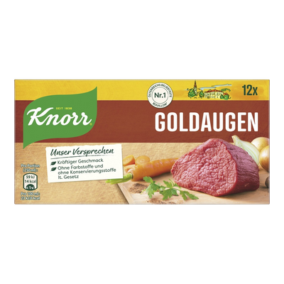 Knorr Goldaugen Rindsuppe Würfel 132g