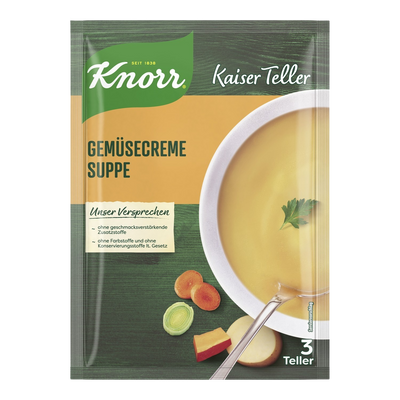 Knorr Kaiser Teller Gemüsecremesuppe 84g