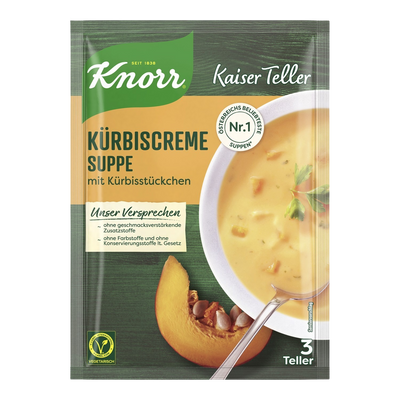 Knorr Kaiser Teller Kürbiscremesuppe 59g