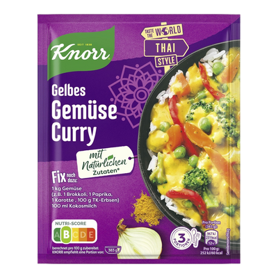 Knorr Basis Gelbes Gemüse Curry 30g