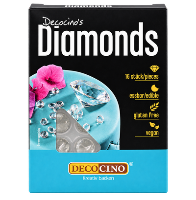 Essbare Diamanten, 16 Stück 6g