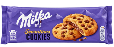 Milka Sensations Cookies mit Schokofüllung 156g