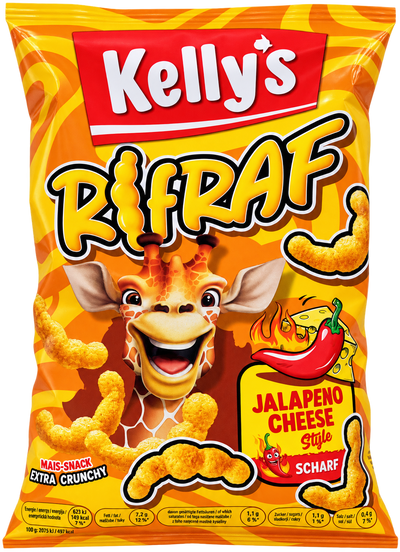 Rifraf Jalapeno Cheese 80g