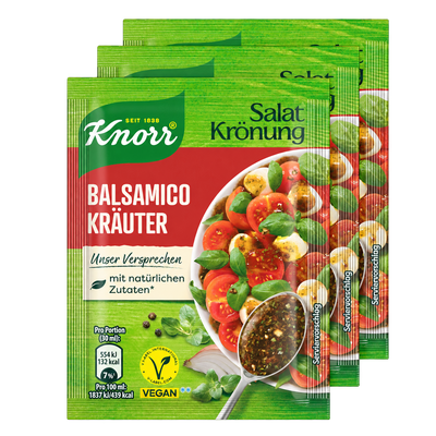 Knorr Salatkrönung Balsamico-Kräuter, 3x8g