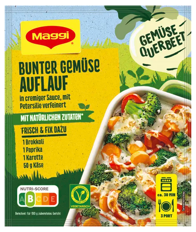 Maggi Fix Gemüse-Querbeet Bunter Gemüse-Auflauf 51g