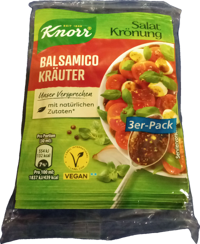 Knorr Salatkrönung Balsamico-Kräuter 3er-Pack 24g