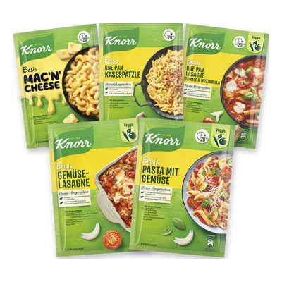 Knorr Pasta & Auflauf Fix – 5er-Bundle