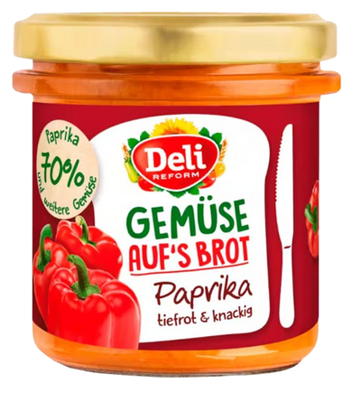 Deli Reform Bio Gemüse aufs Brot Paprika 150 g