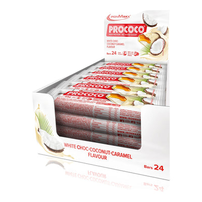 Prococo White Choc Coconut Caramel, 24x48g