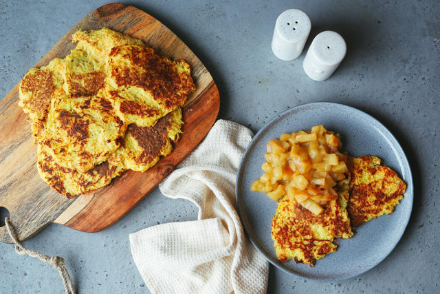 Kartoffelpuffer mit Apfelkompott
