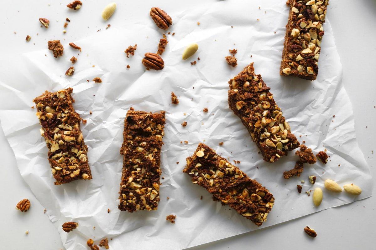 Erdnuss-Bananen-Flapjacks