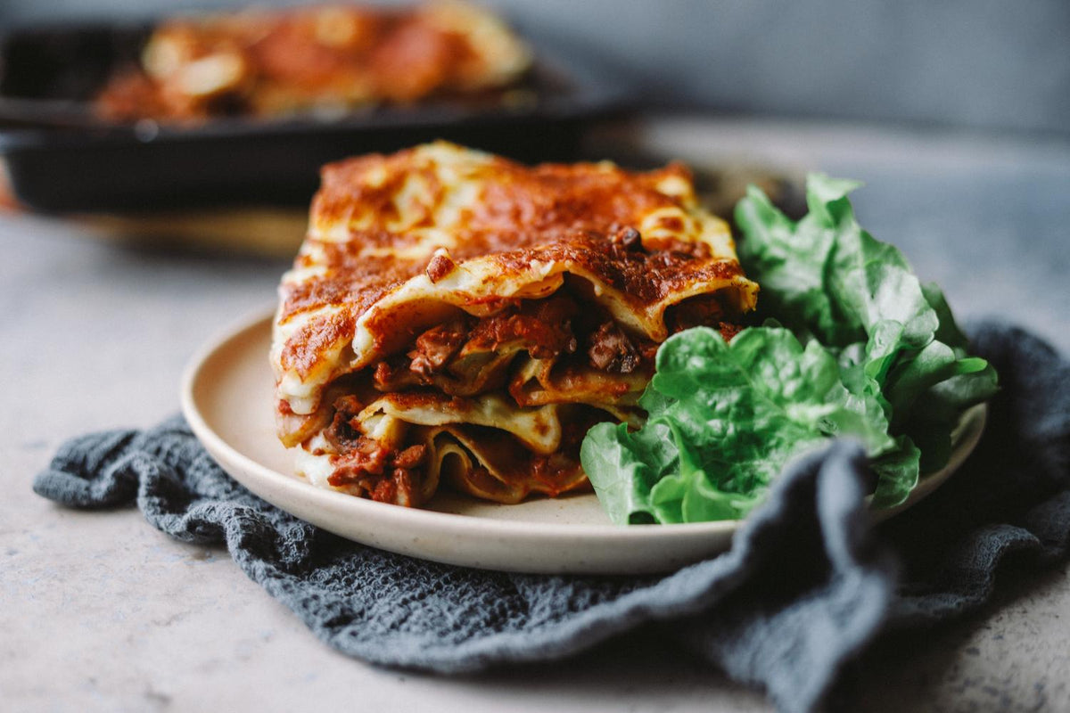 Gemüselasagne mit Aubergine und Zucchini