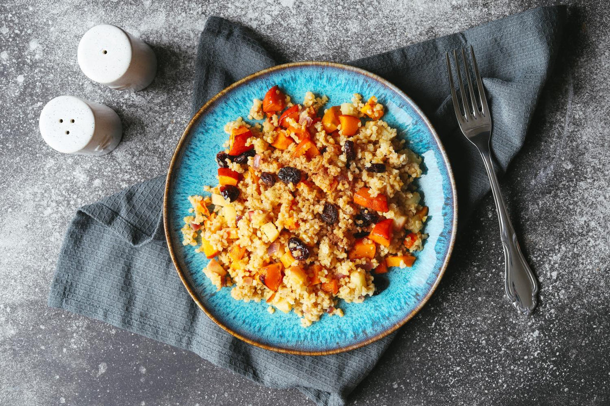 Kürbis-Zimt-Bulgur
