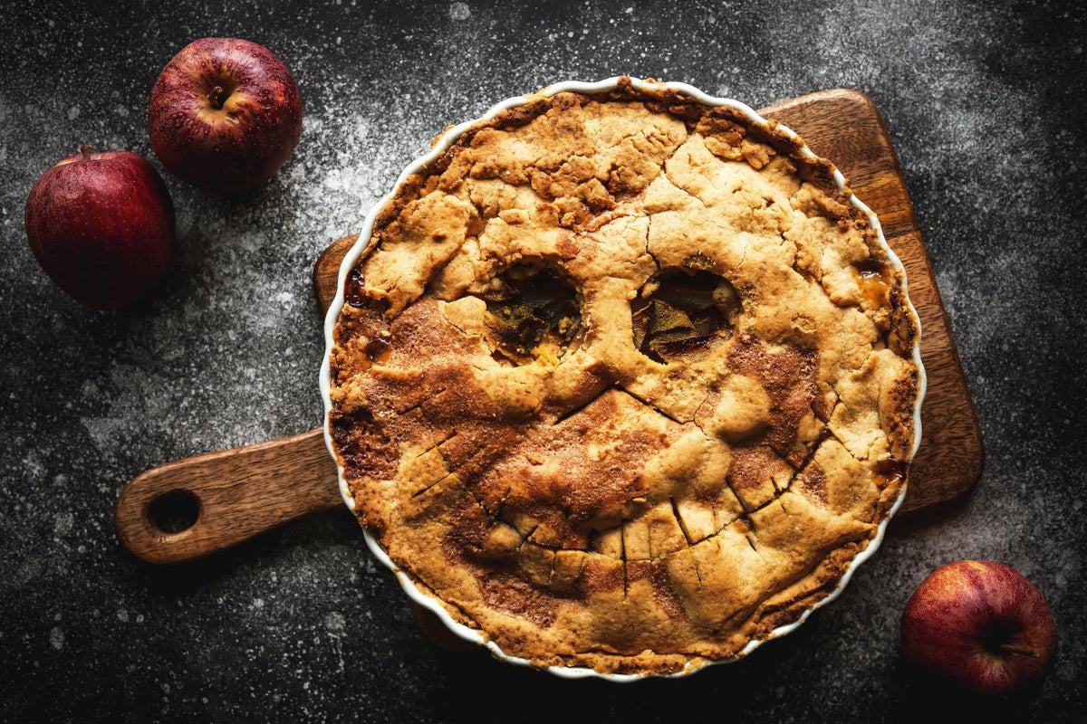 Amerikanischer Halloween-Apple-Pie