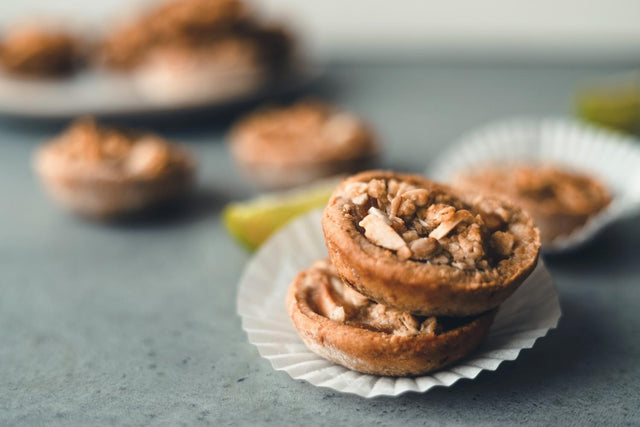 Vegane Apple-Crumble-Tartelettes