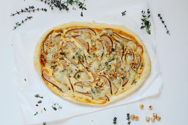 Birnen-Gorgonzola-Tarte