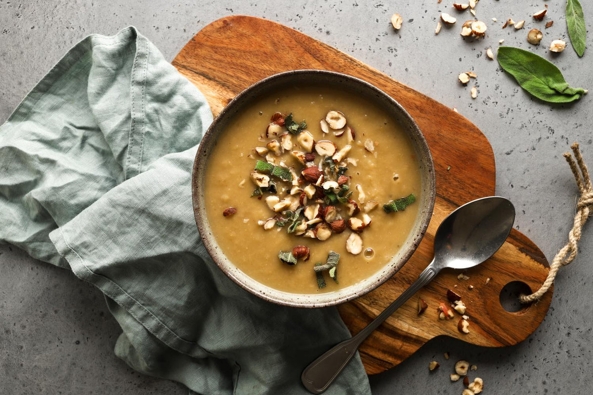 Haselnuss-Sellerie-Suppe