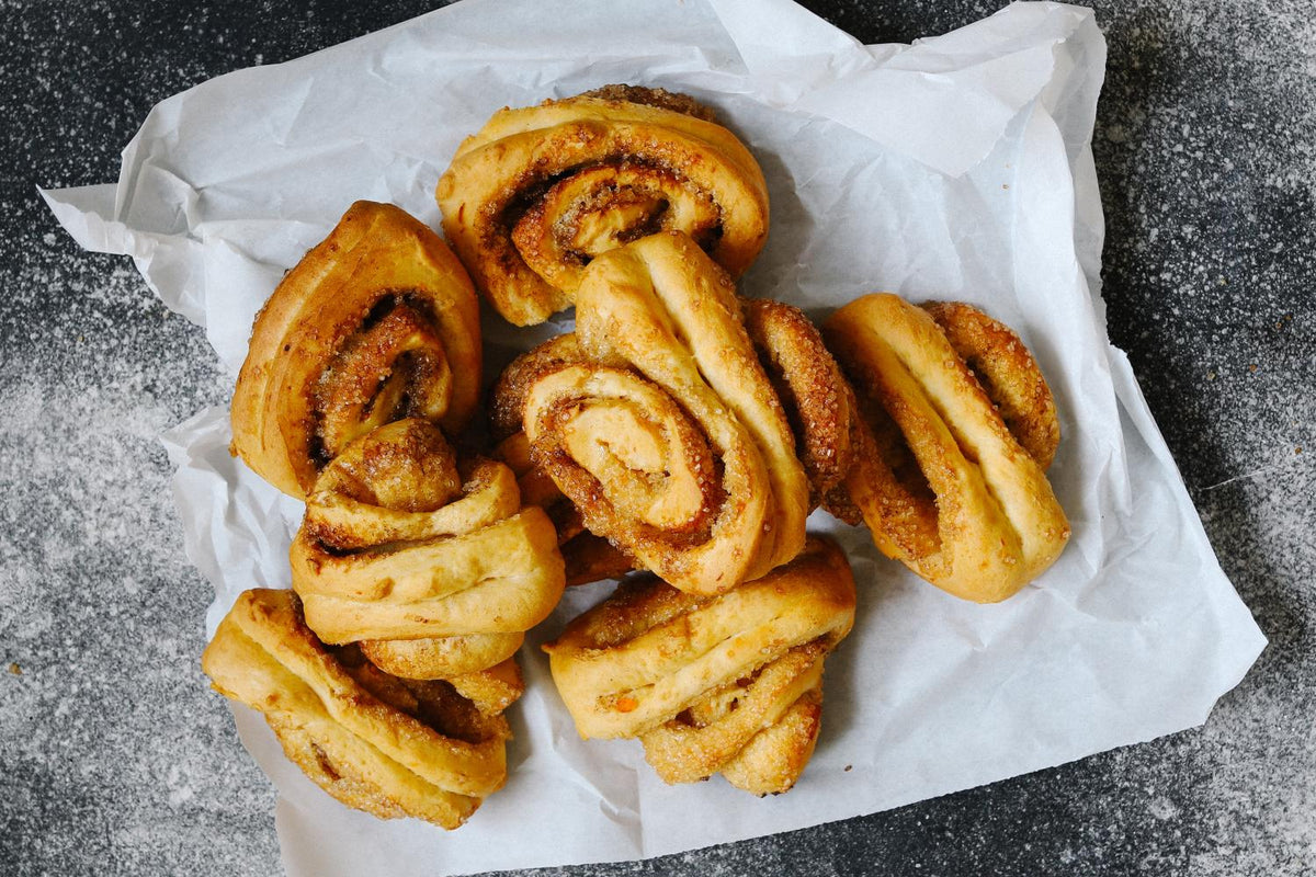 Süßkartoffel-Franzbrötchen