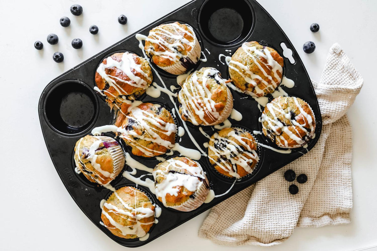 Blaubeer-Zucchini-Muffins