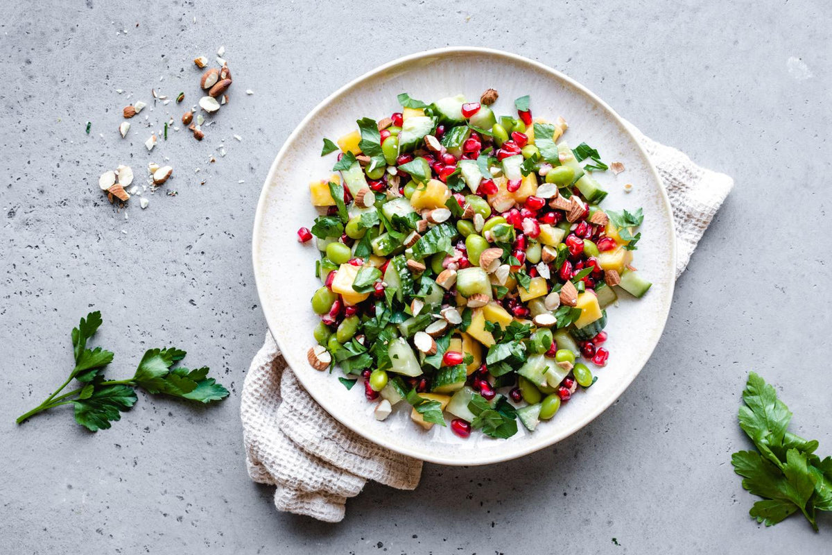 Gurken-Mango-Salat