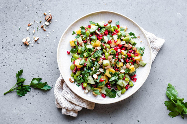 Gurken-Mango-Salat