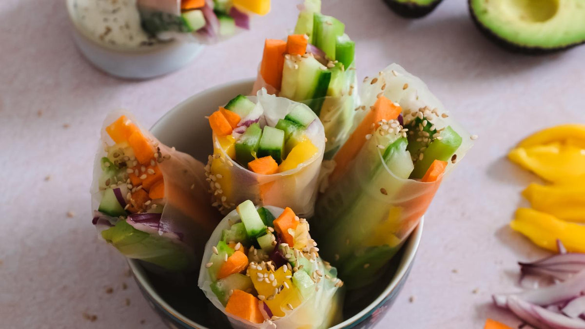 Bunte Sommerrollen