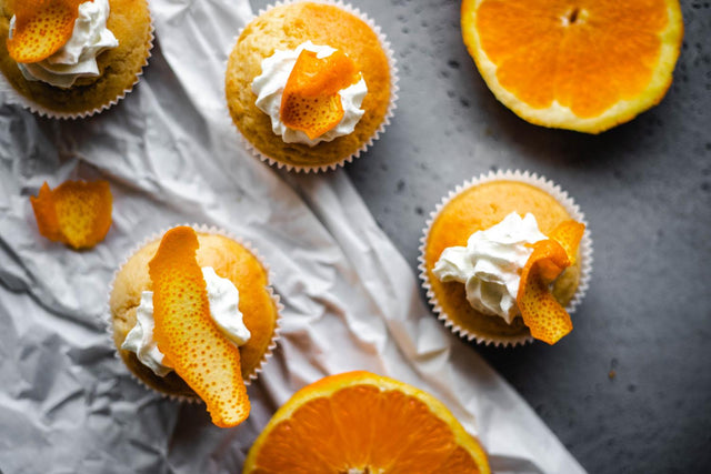 Fluffige Orangen-Muffins