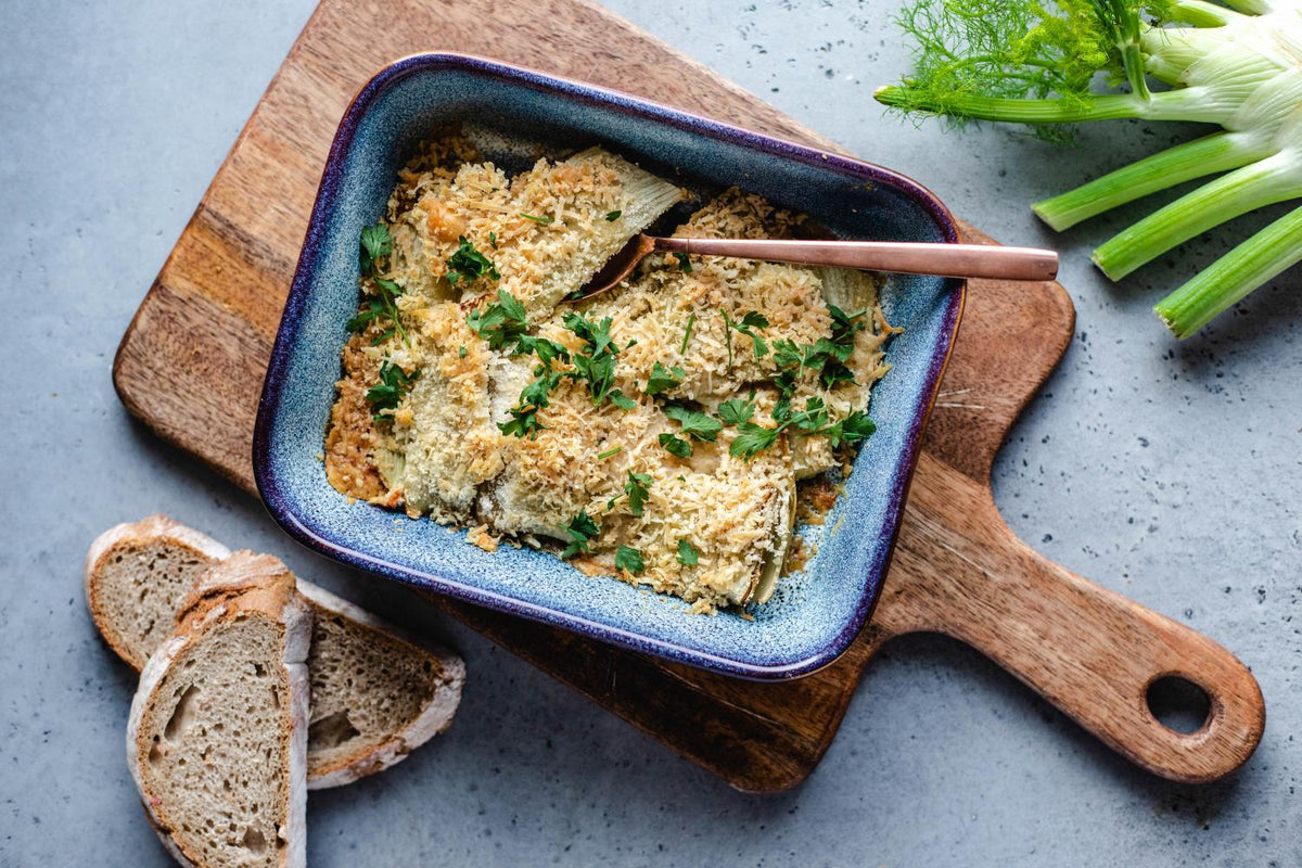 Überbackener Fenchel