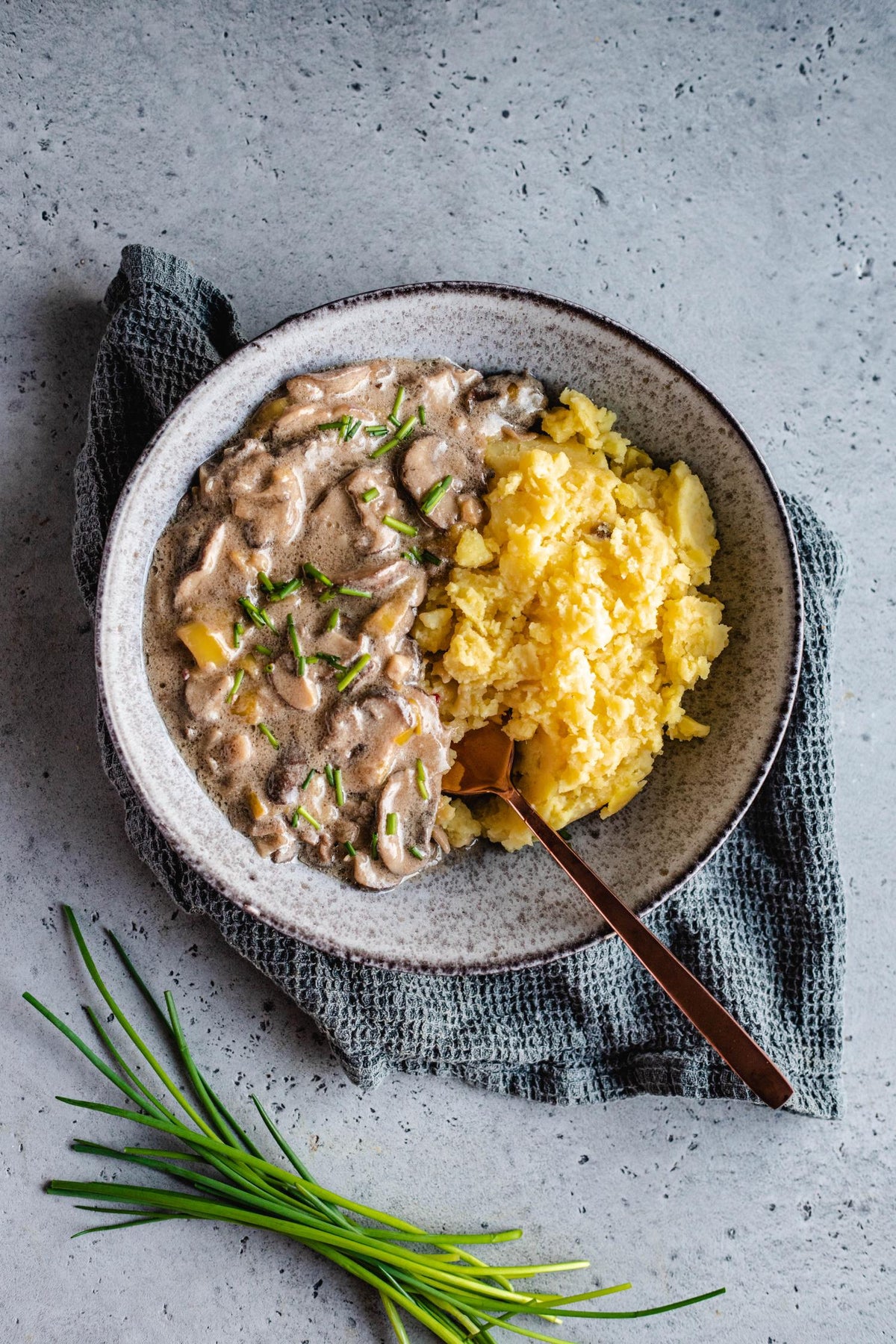 Veganes Stroganoff