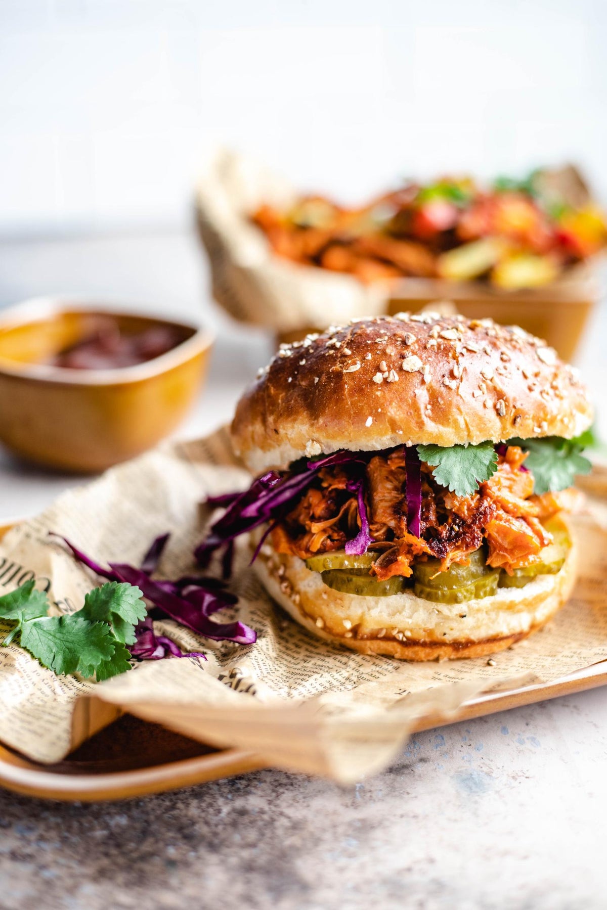 Jackfruit Burger