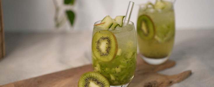 Kiwi Gurke Sommerdrink