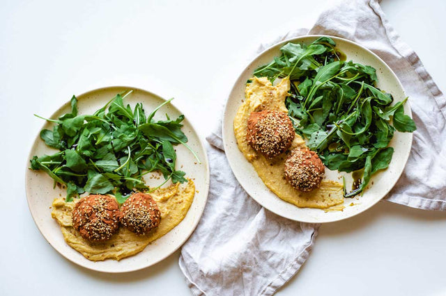 Bete-Süßkartoffel-Falafel