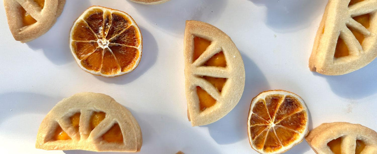 Orangenplätzchen