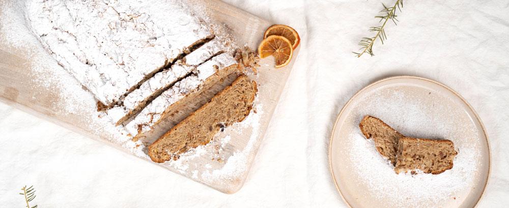 Veganer Christstollen