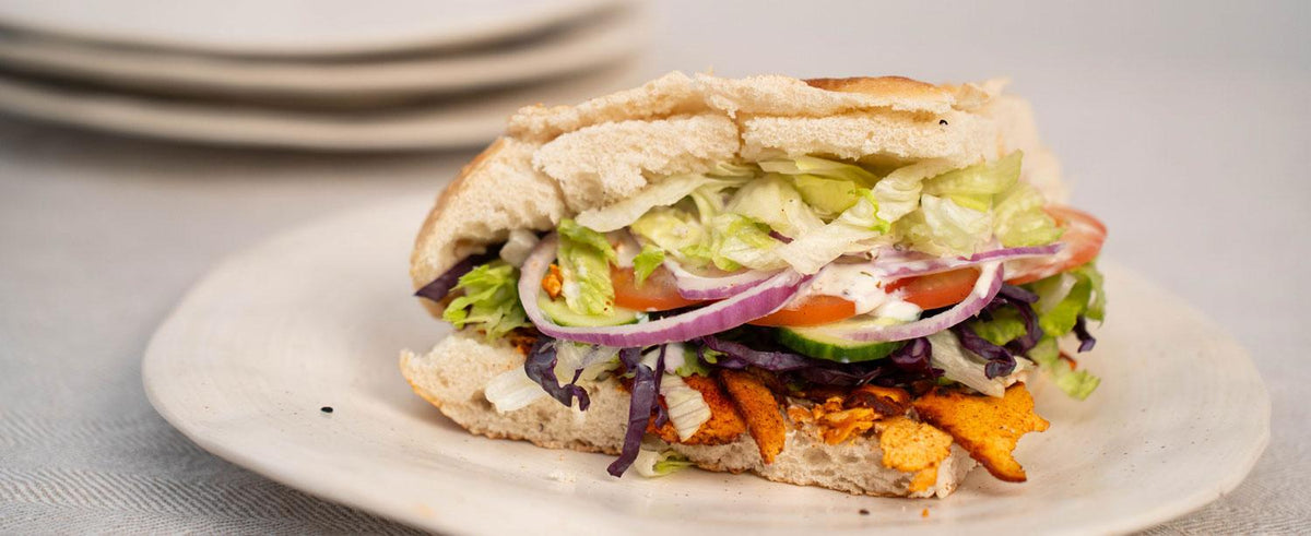 Veganer Döner mit Räuchertofu