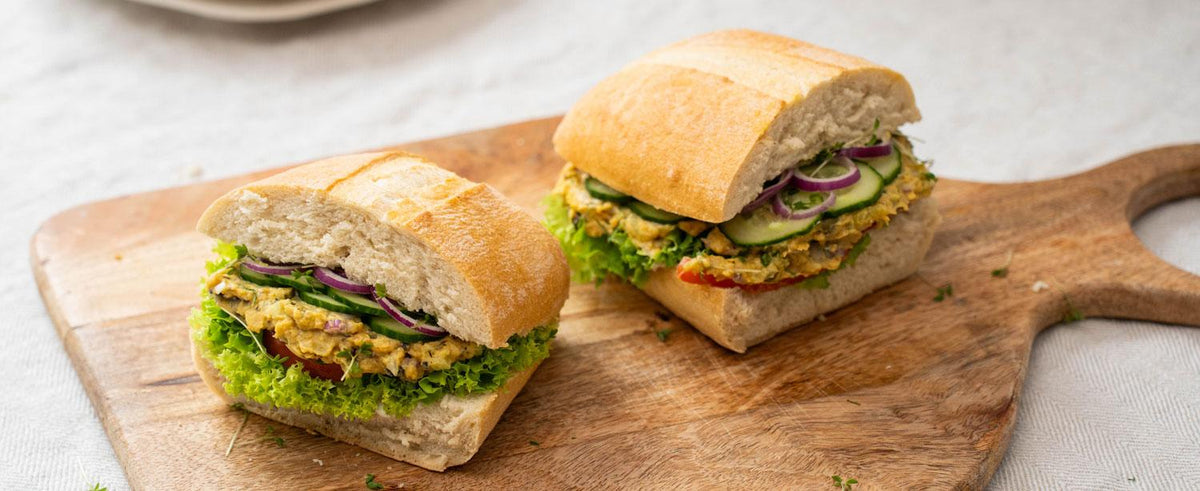 Veganes Thunfisch-Sandwich