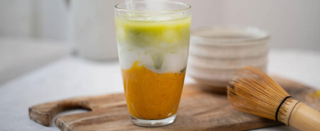 Mango-Matcha-Latte