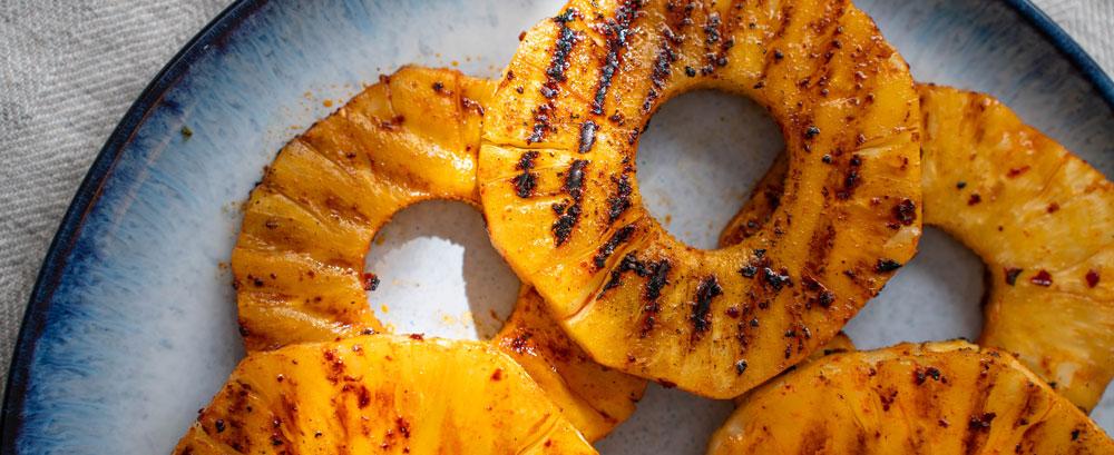 Gegrillte Sweet-Chili Ananas
