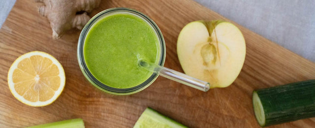 Gurke-Apfel-Spinat-Smoothie